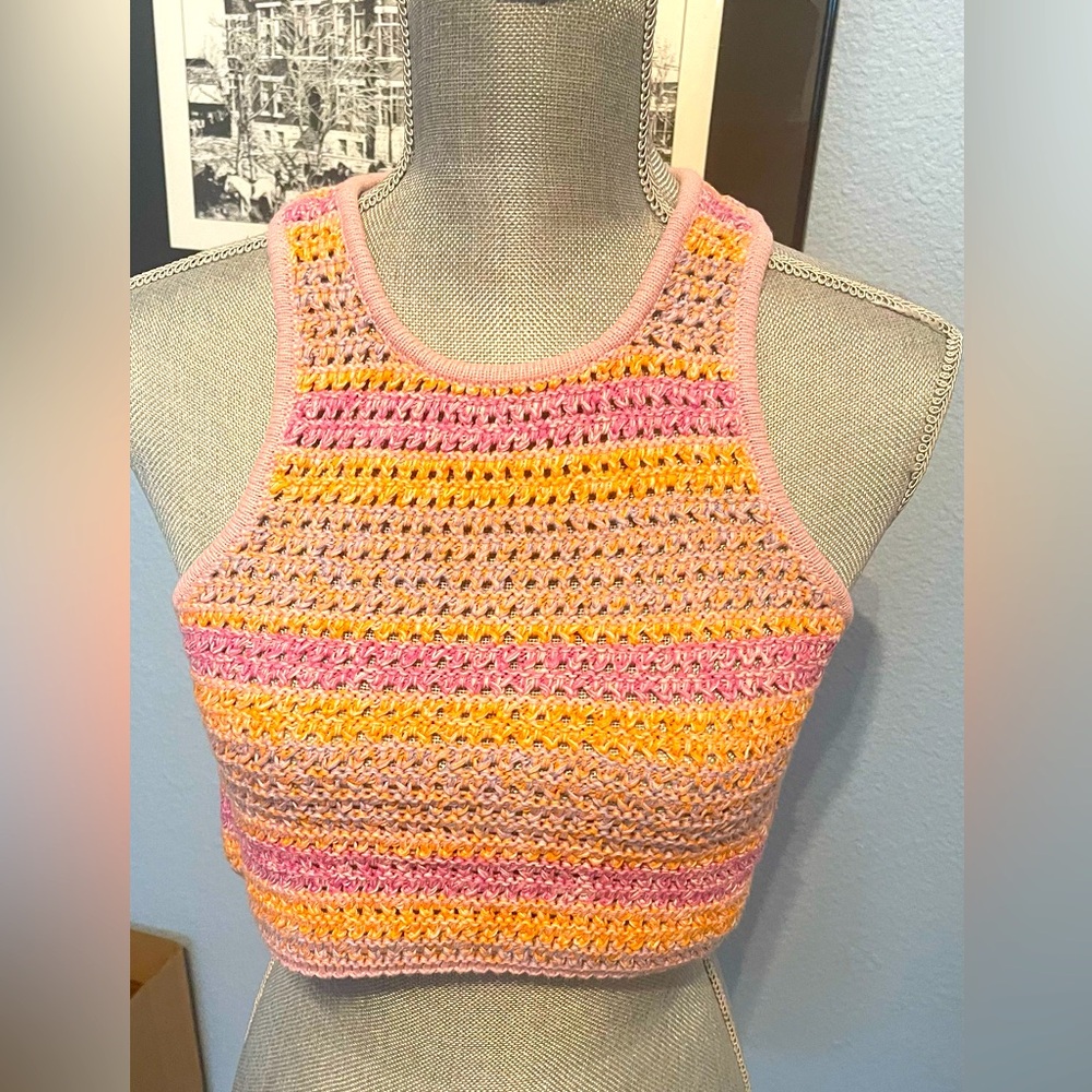 Cotton On Crop Crochet Top